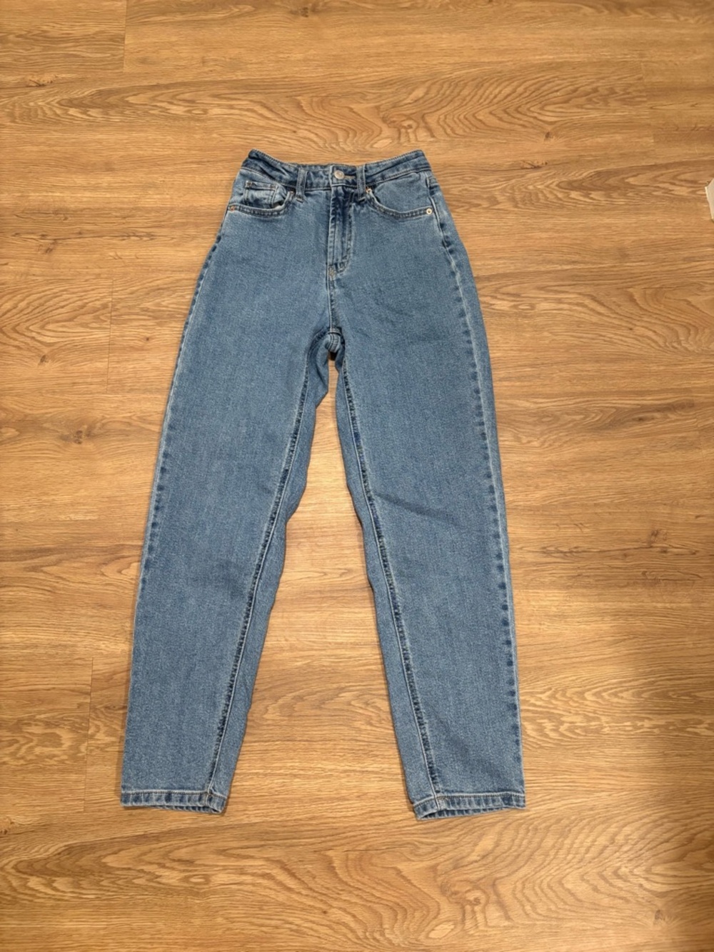 High-Waist Blue Denim Women's Jeans